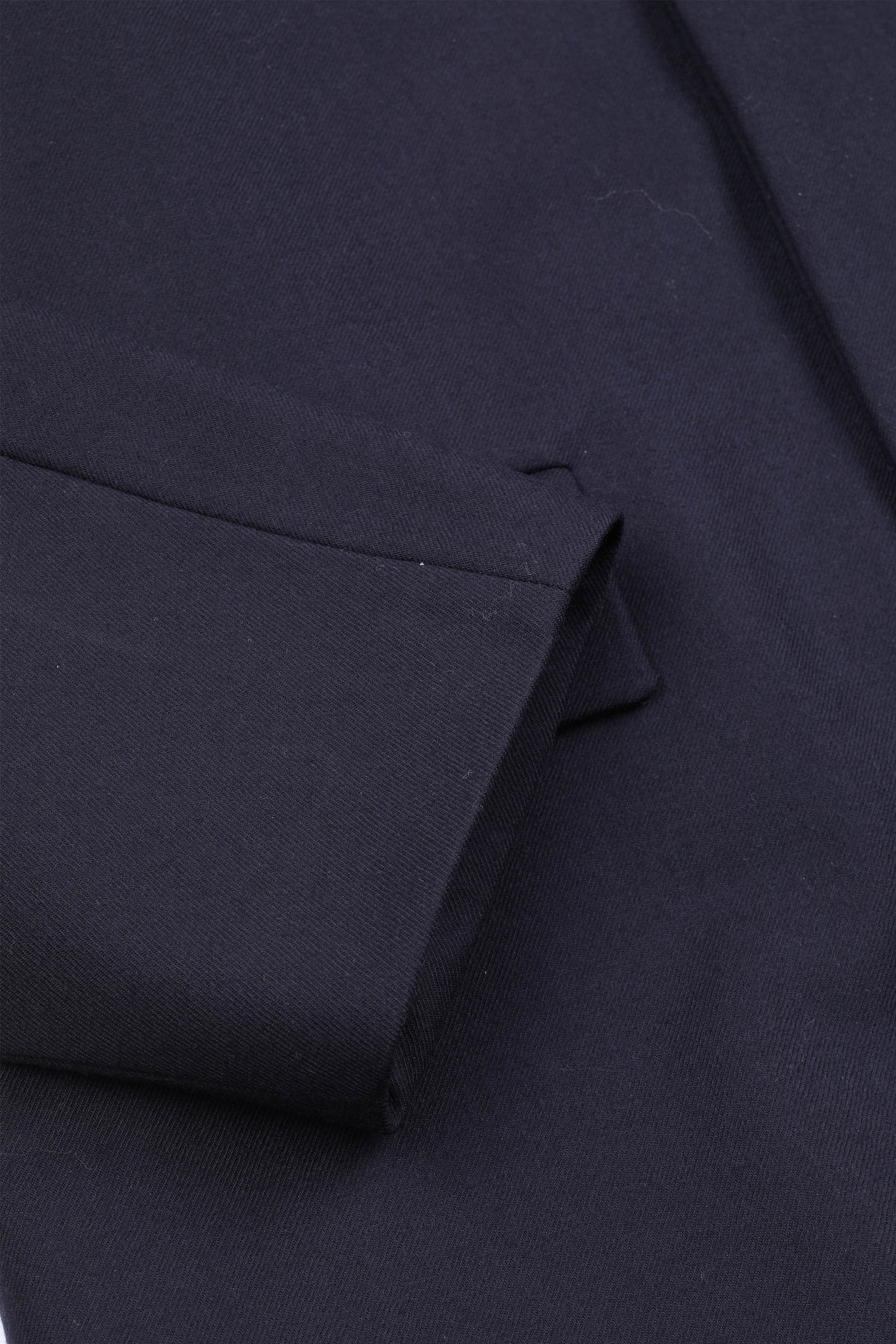 Trench in flanella di lana water repellent, con gilet interno trapuntato staccabile. Blu - Navy blue