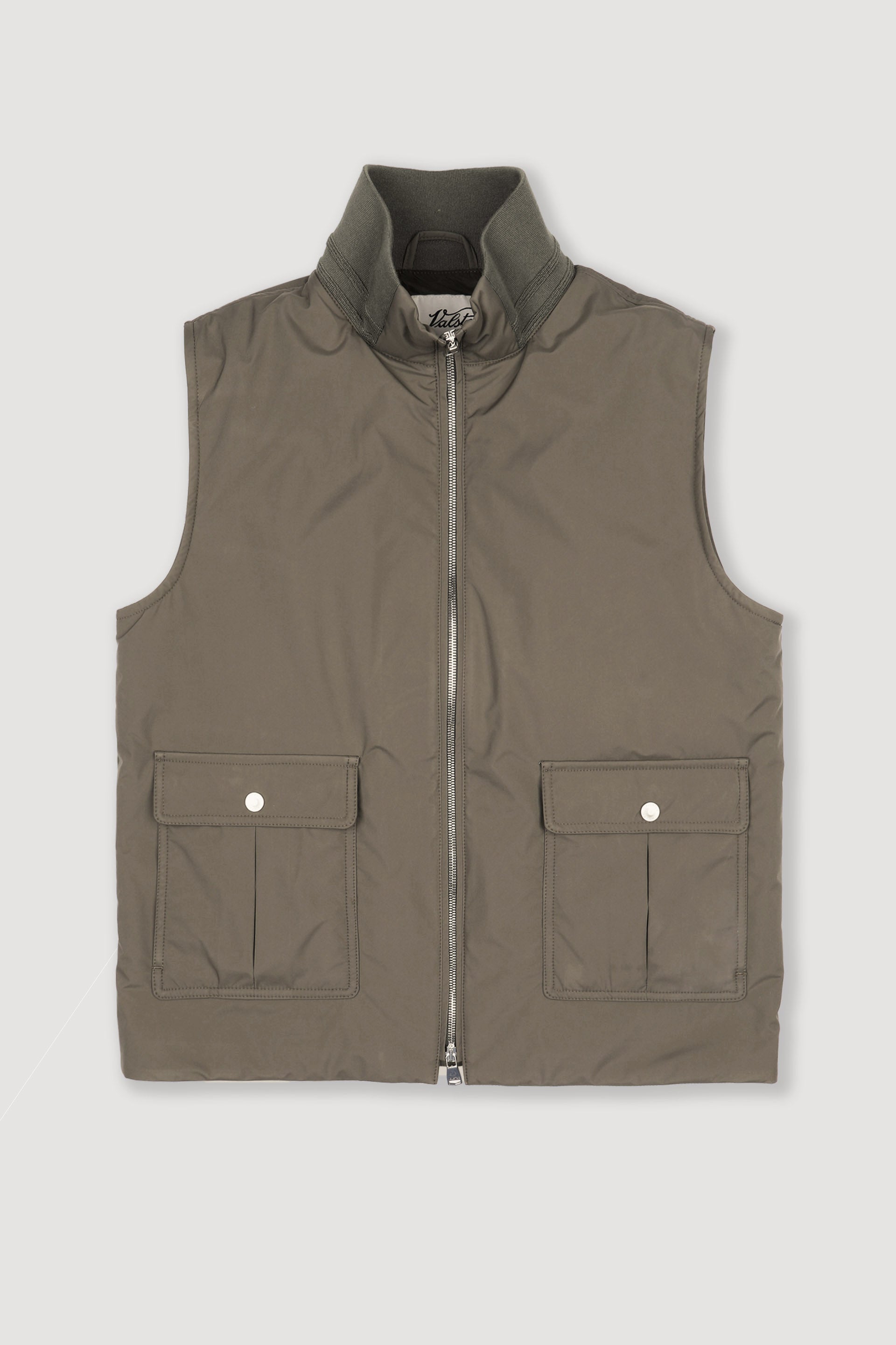 Gilet Caddy in microfibra accoppiata a 3 strati, waterproof. Verde - Cappero