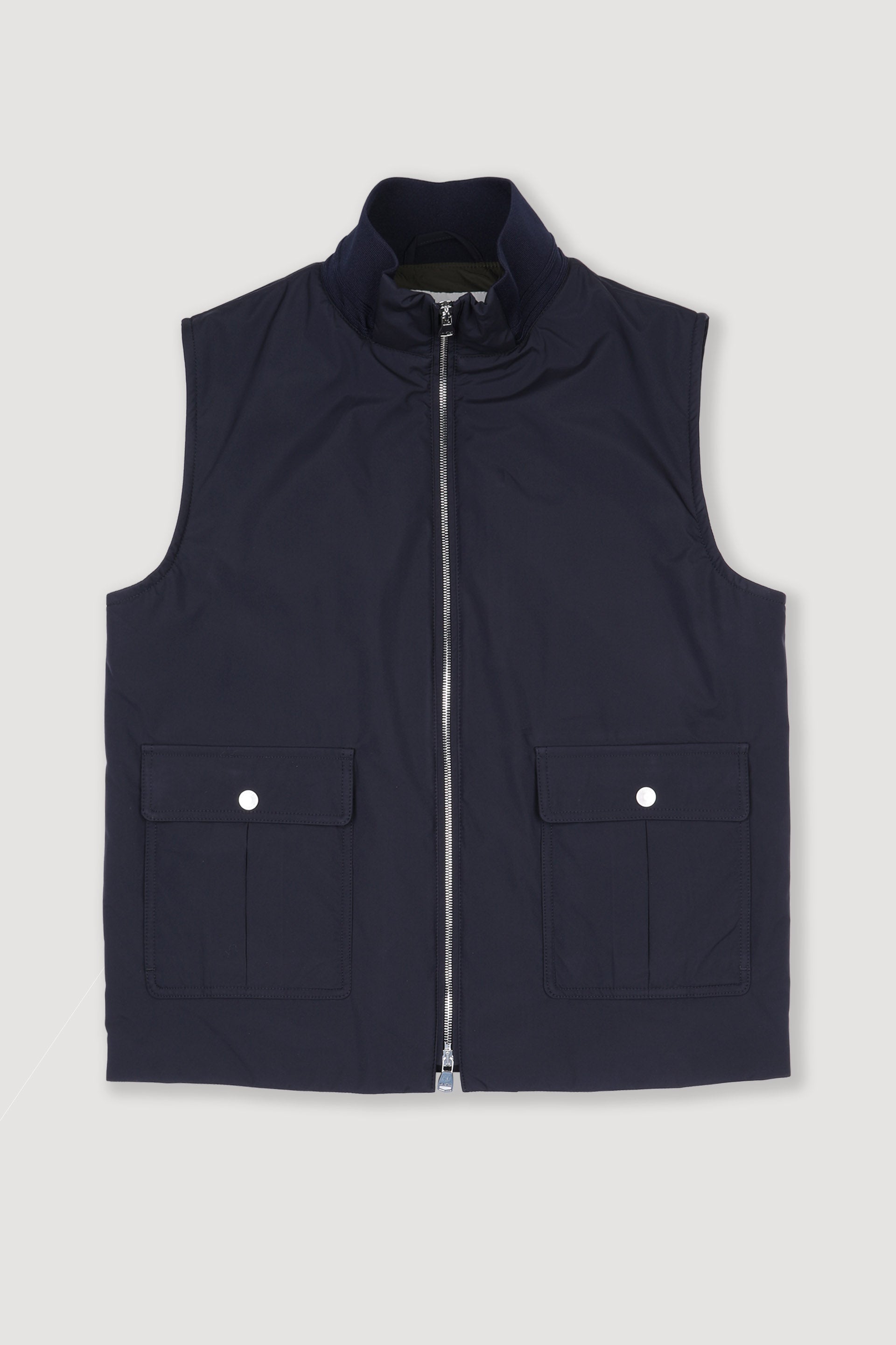 Gilet Caddy in microfibra accoppiata a 3 strati, waterproof. - Navy blue