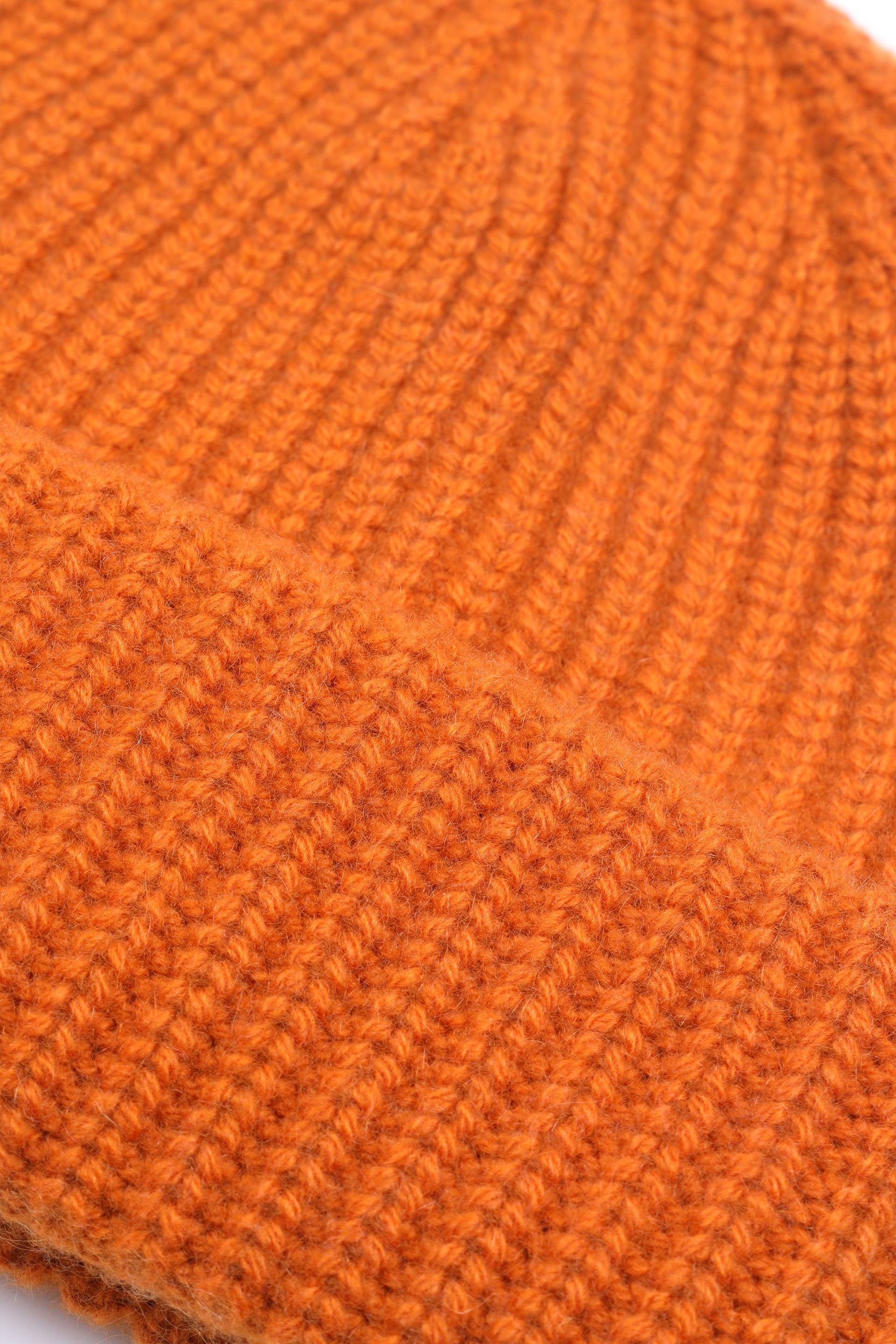 BERRETTO MAGLIA INGLESE CASHMERE - Orange