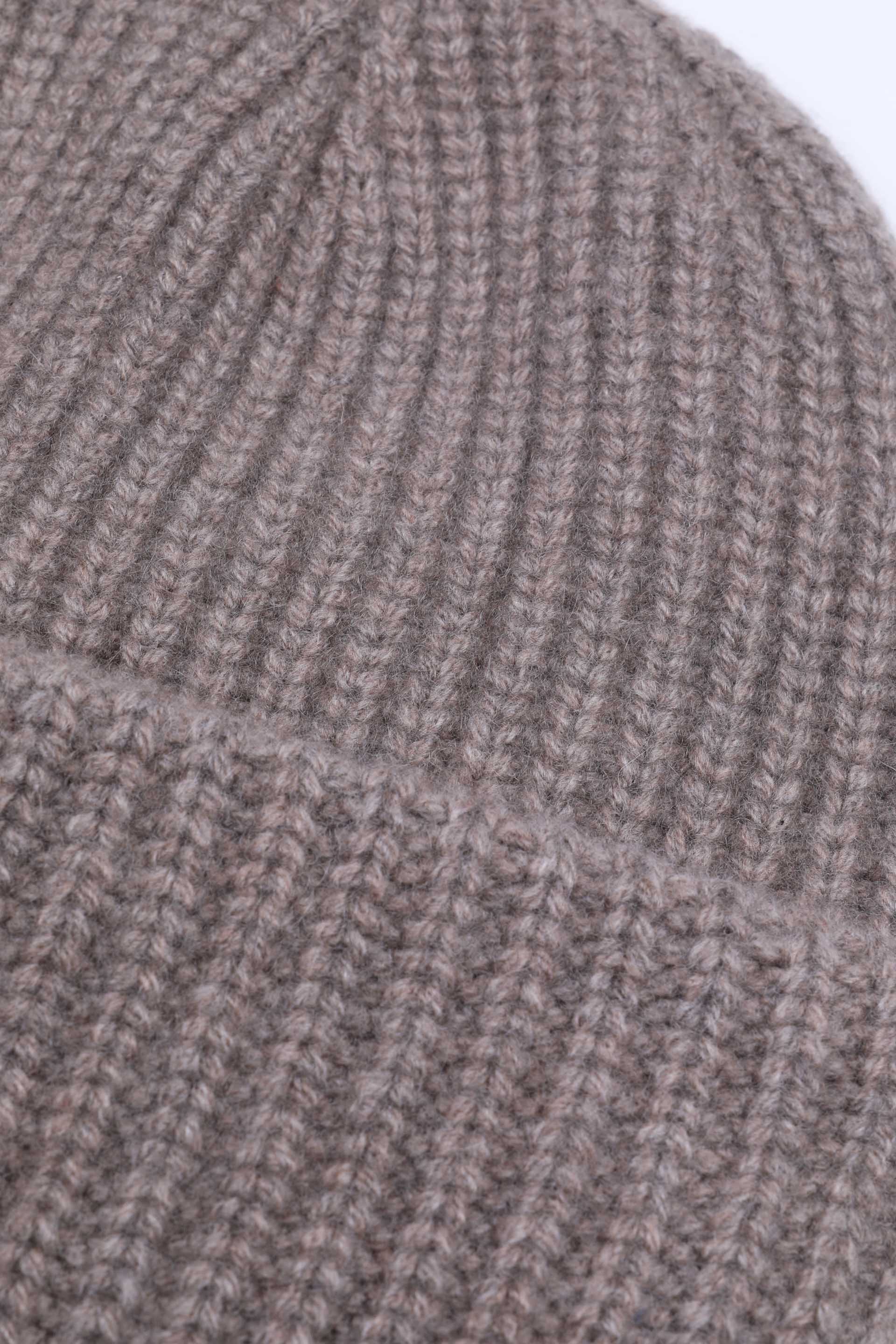 BERRETTO MAGLIA INGLESE CASHMERE - Wood