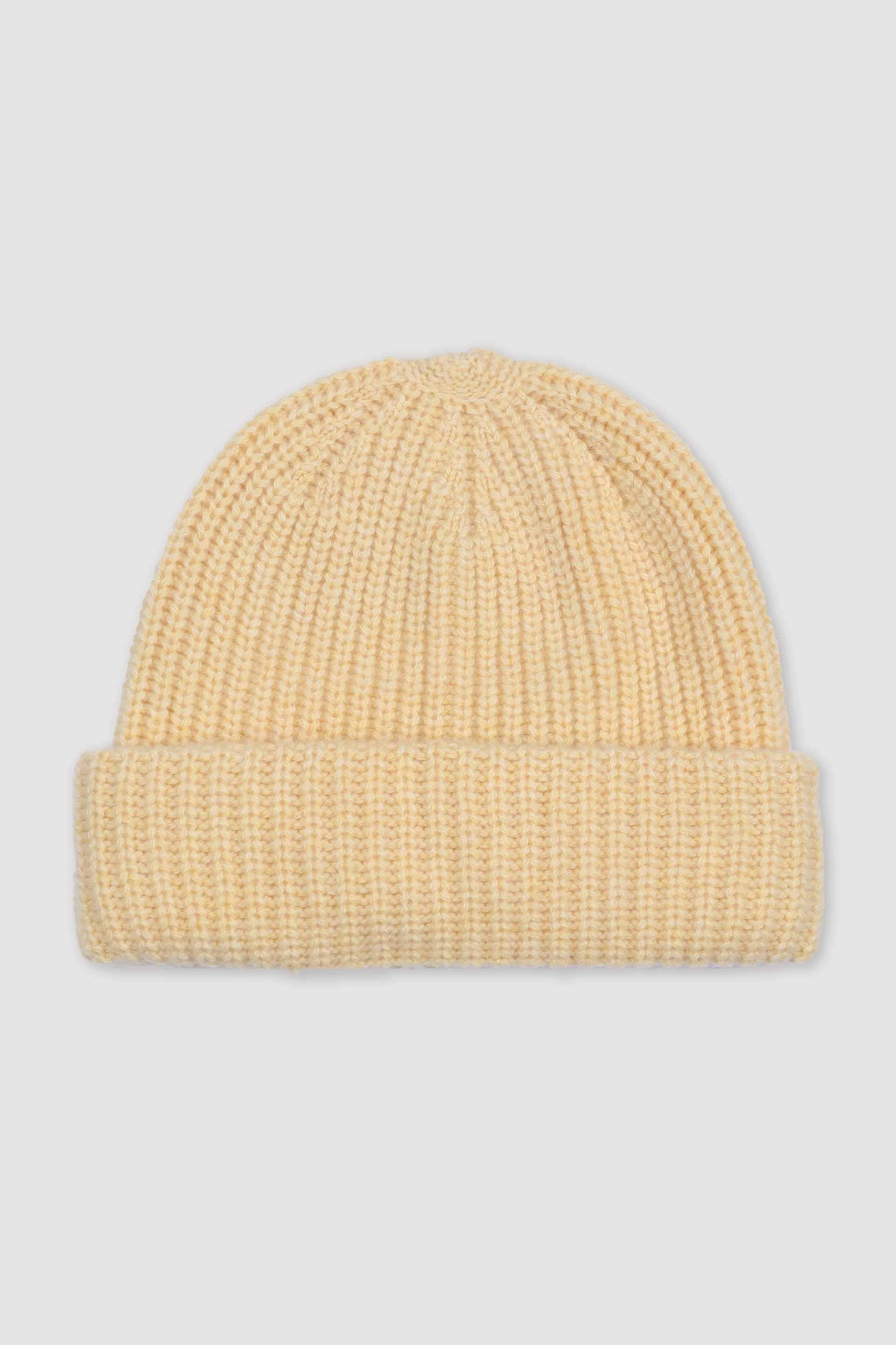 BERRETTO MAGLIA INGLESE CASHMERE - Yellow