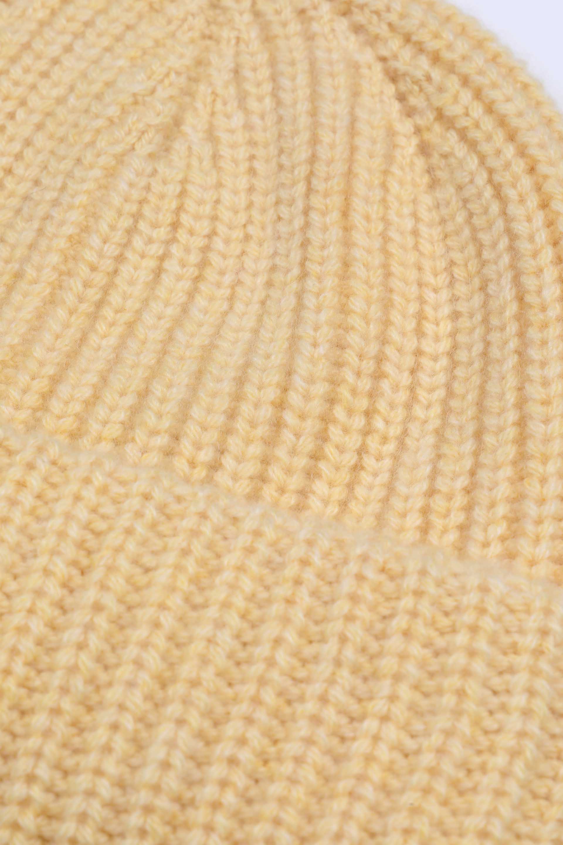 BERRETTO MAGLIA INGLESE CASHMERE - Yellow