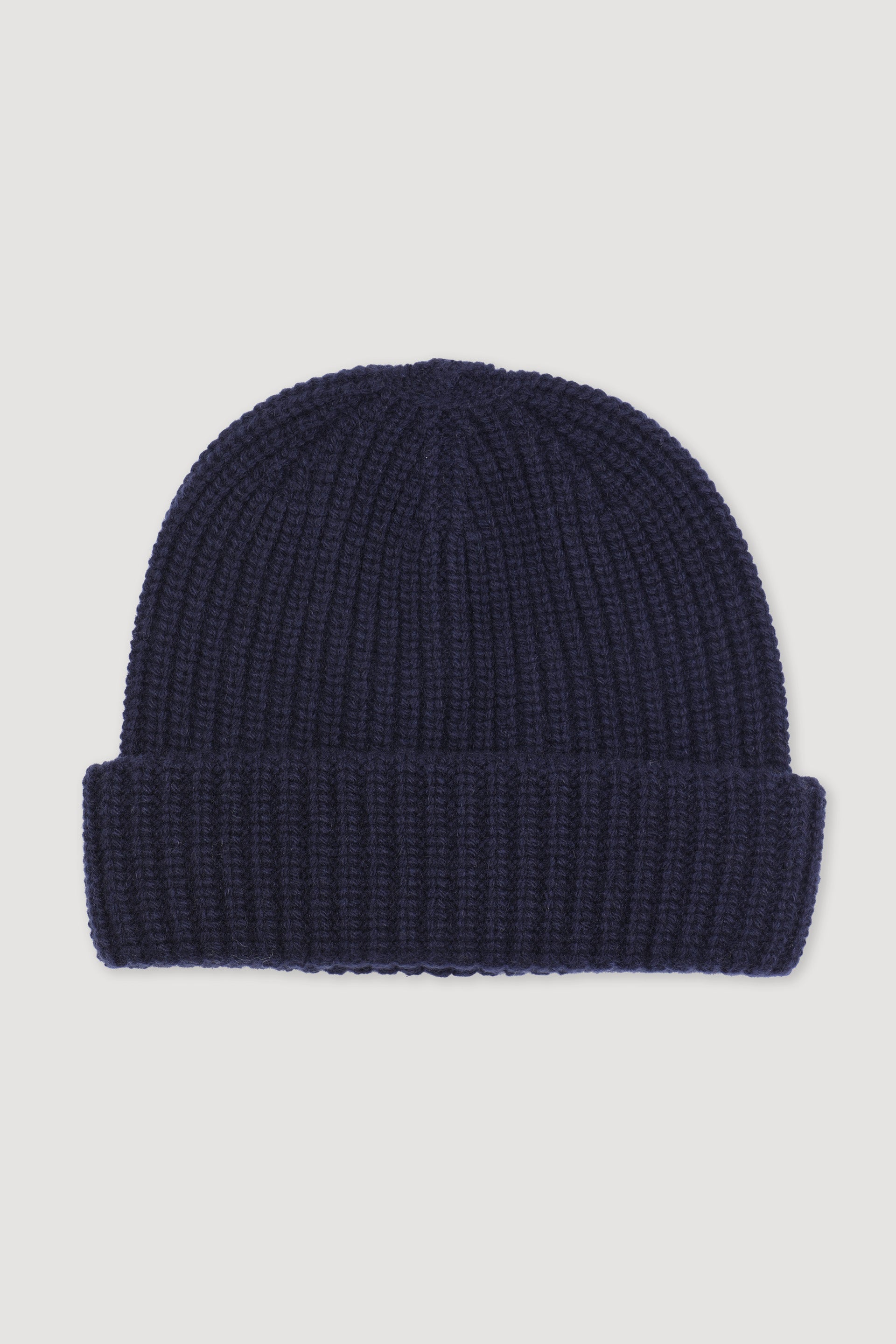 BERRETTO MAGLIA INGLESE CASHMERE - Navy blue