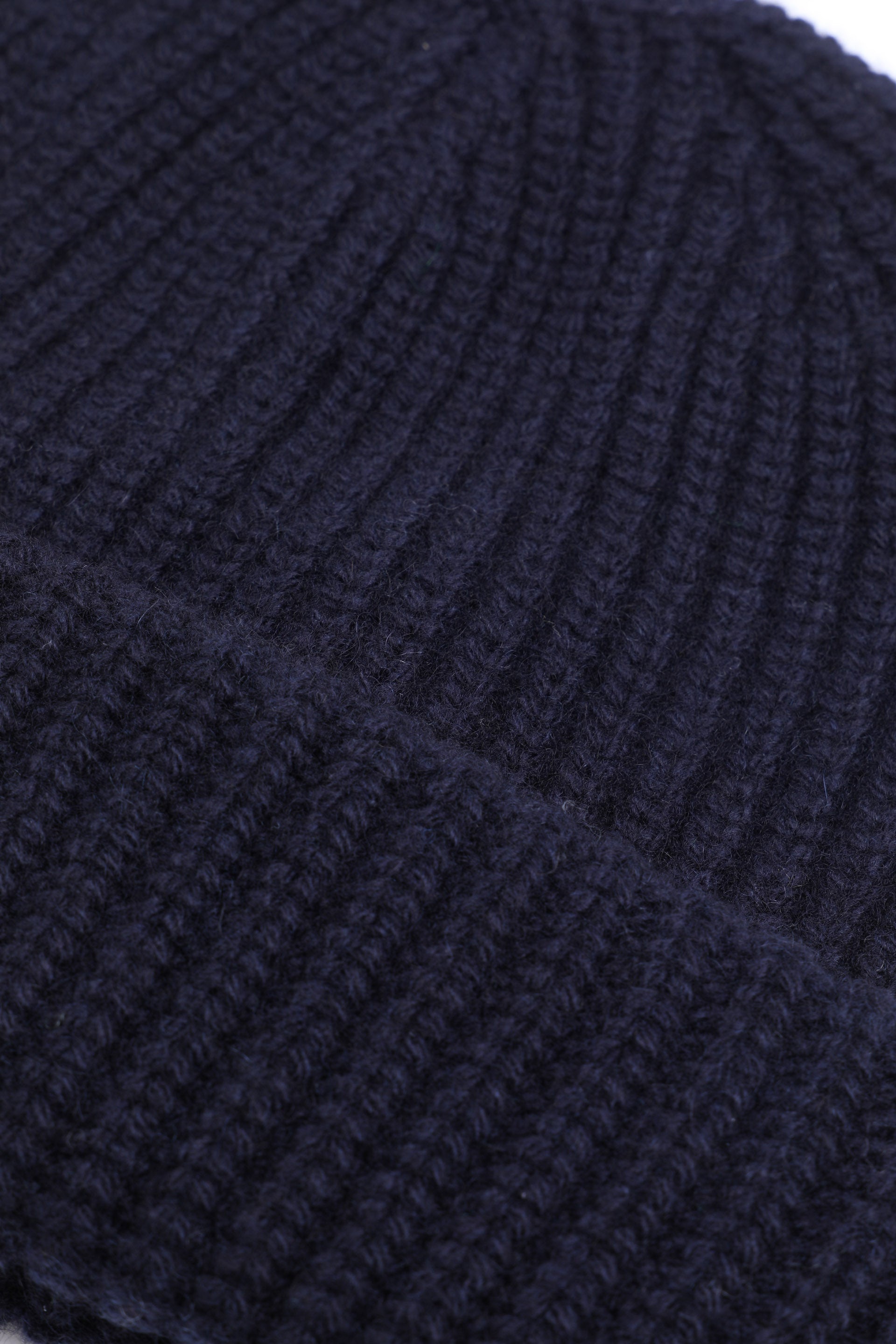 BERRETTO MAGLIA INGLESE CASHMERE - Navy blue