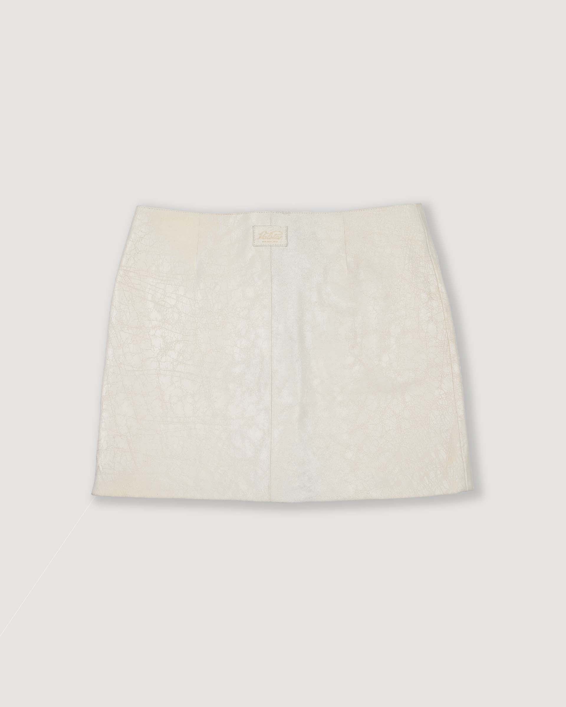 DONNA-MINIGONNA ( VALSTARINA ) IN NAPPA CRACK, FODERATA - Butter